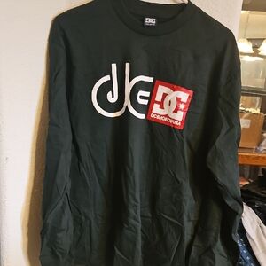 DC Shoes Green Long Sleeve Shirt